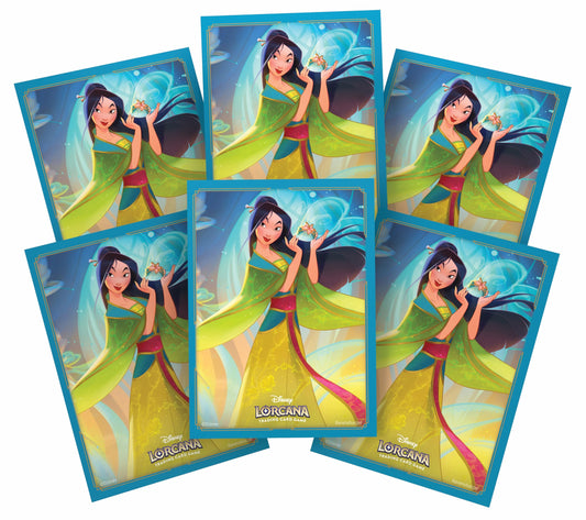 Ravensburger Mulan sleeve art front view protects your deck