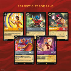 Assorted Lorcana cards spread showing variety for collection upgrade