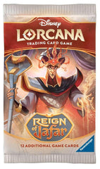 Close-up of common, uncommon, rare and foil cards in Lorcana set