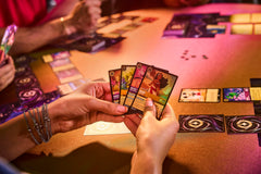 Vivid artwork detail from Ravensburger Lorcana Rise of the Floodborn cards