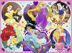 Ravensburger Disney Princesses 100-Piece Puzzle cover image for family puzzle time.
