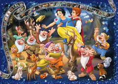 Ravensburger Snow White assembled image highlighting vibrant detail for immersive puzzling