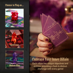 Syndrome character from Ravensburger Villainous Bigger and Badder in action for strategy