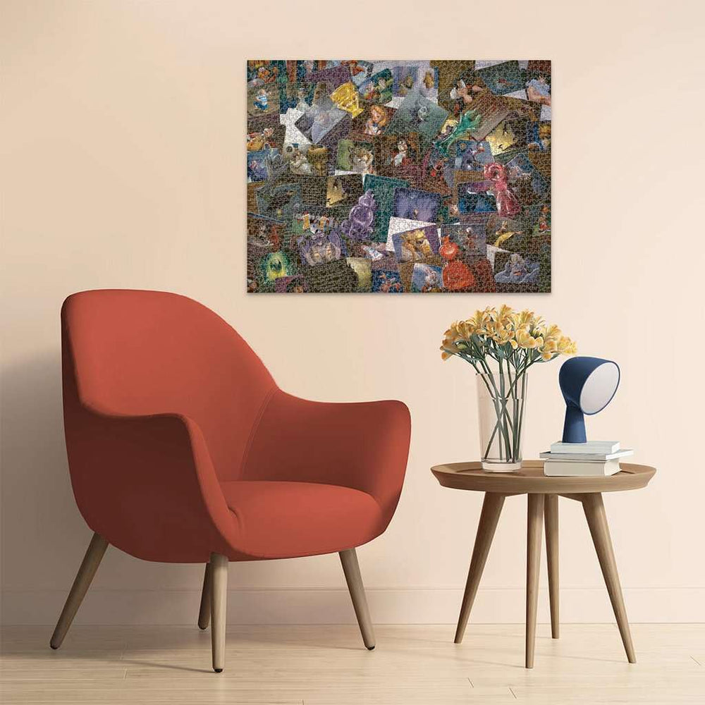 Ravensburger Disney Villainous glare-free finish reduces reflections for comfortable viewing