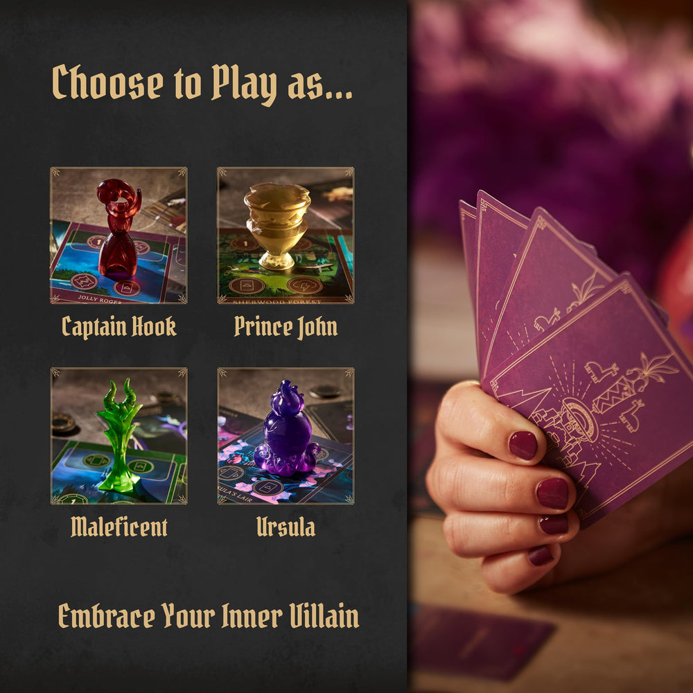 Ravensburger Disney Villainous Ursula card demonstrates deception tactics