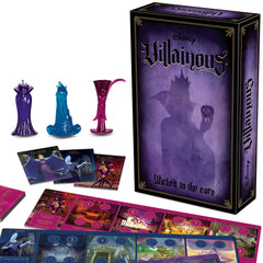 Ravensburger Disney Villainous Wicked to the Core box art highlights villainy and family play