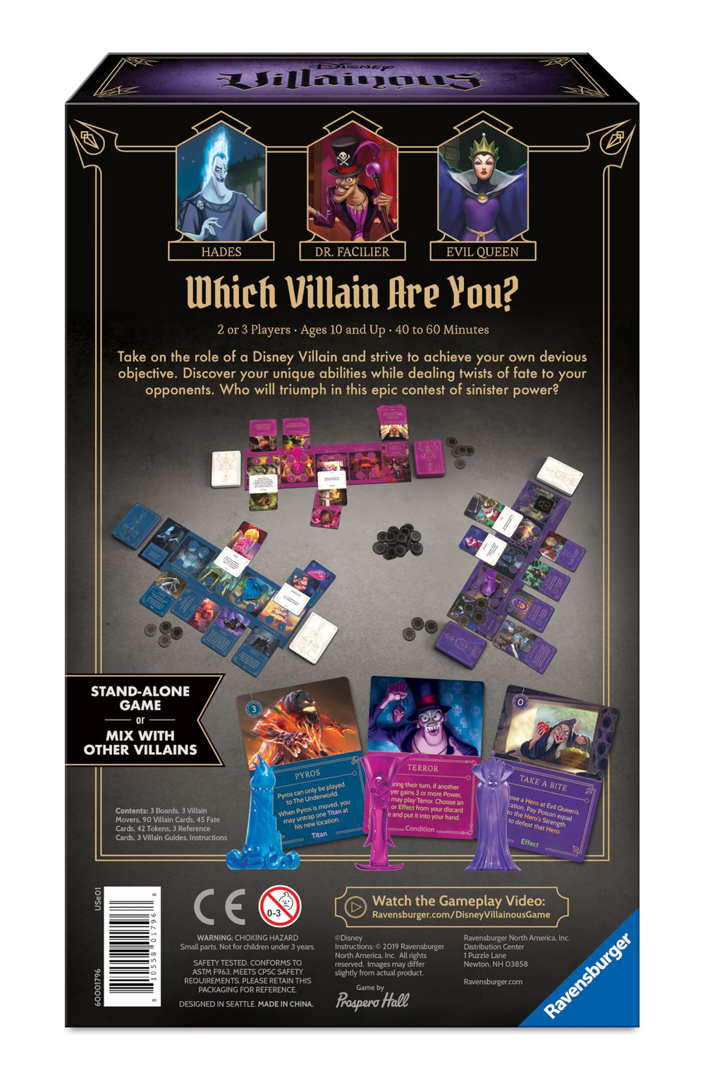 Ravensburger Disney Villainous Wicked to the Core cards and tokens support engaging strategies