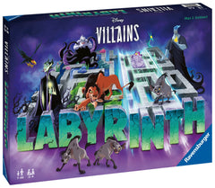 Ravensburger Disney Villains Labyrinth instructions guide multilingual setup and play.