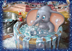 Ravensburger Dumbo bath scene with Timothy Q. Mouse, ideal for relaxing evenings.