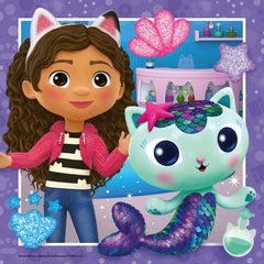 Ravensburger Gabby's Dollhouse Pandy Kitty Fairy garden magic scene fuels imagination.
