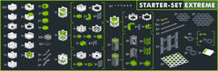 Ravensburger GraviTrax Extreme Set track construction, modular design for STEM play.