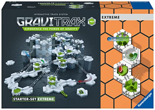 Ravensburger GraviTrax Extreme Set vertical component close-up, enabling gravity-powered creativity.