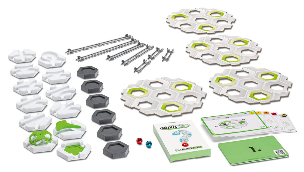 Ravensburger GraviTrax height-tile adjusts marble launch heights for variety and speed.