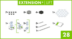 Ravensburger GraviTrax Lifter instruction pack helps kids build confidence in setup.