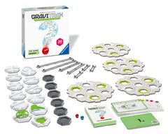 Ravensburger GraviTrax marble-path showcases the central gravity-powered track for problem-solving.