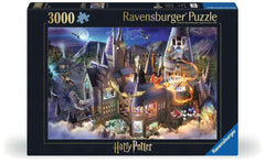 Ravensburger Harry Potter Hogwarts Castle interior map puzzle detail for immersive play