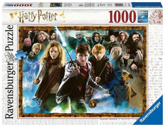 Ravensburger Magical Student Harry Potter puzzle front view with vibrant colors for immersive puzzling