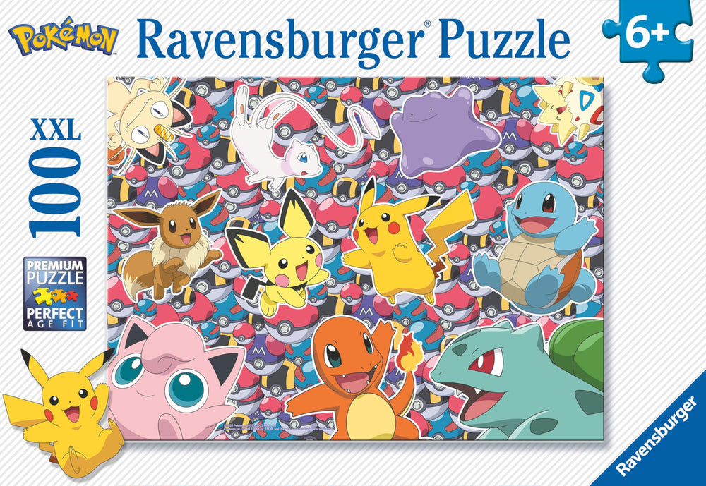 Ravensburger Pokemon puzzle assembly for kids image highlights easy piece handling