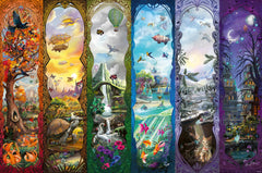 Ravensburger Six Portals 7000-piece puzzle box front, premium quality for a relaxing challenge with family.