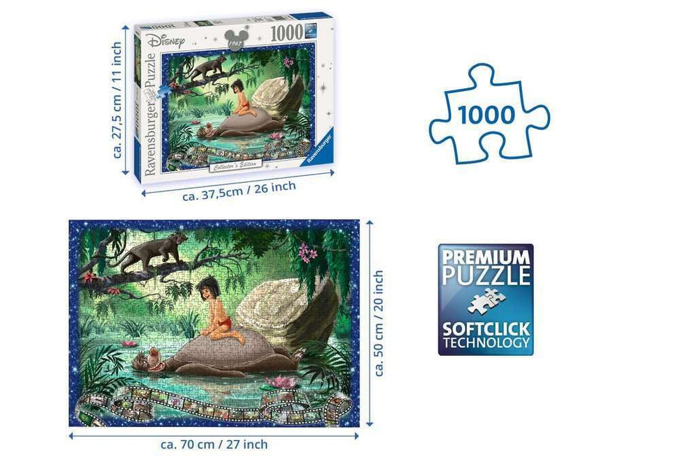 Ravensburger Softclick technology ensures perfect fit of Jungle Book pieces