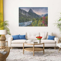 Ravensburger Stunning Mountain Vibes: dramatic sky inspires awe while solving the 4000-piece challenge.