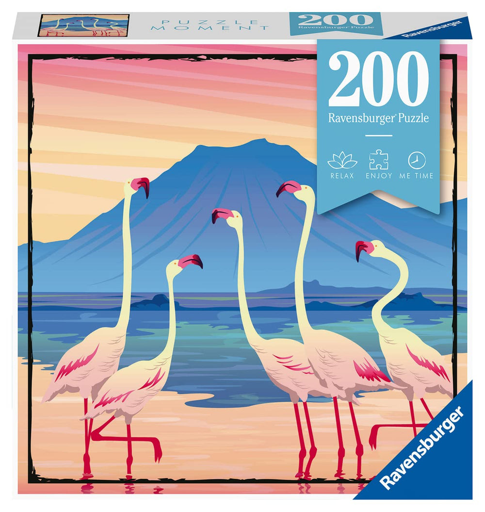 Ravensburger sunset Puzzle Moment with warm colors for a soothing evening pastime.