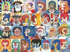 Ravensburger Typefaces 500pc puzzle face collage reveals alphabet-based portraits for creative exploration