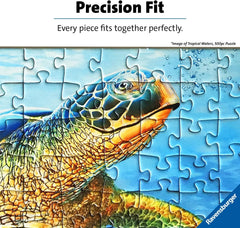 Ravensburger Typefaces interlocking pieces demonstrate perfect fit while assembling