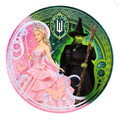 Ravensburger Wicked Act 1 round puzzle close-up of colors for immersive puzzling sessions.