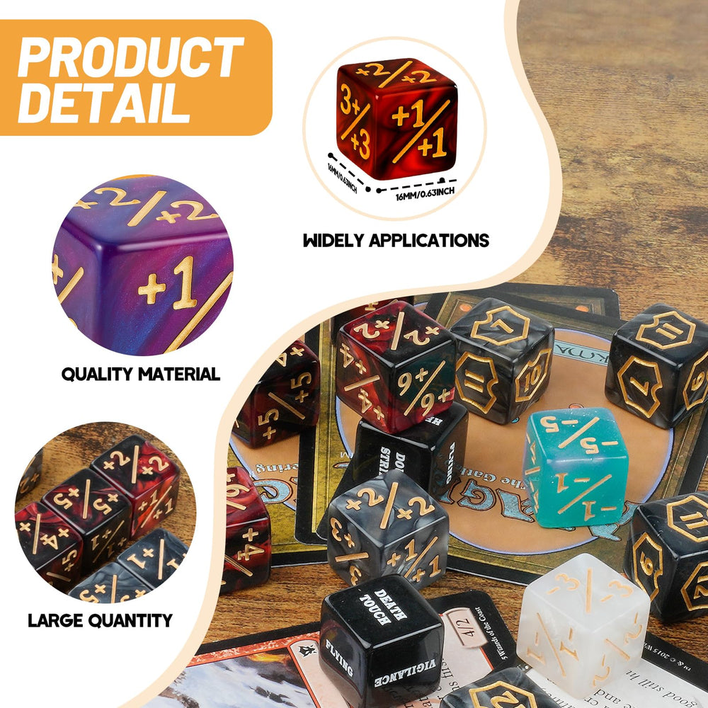 Ravonixis +1 to +6 dice counters in handy packs for state tracking