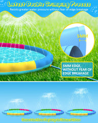Raxurt splash pad bottom inlet design reduces leaks for reliable setup.