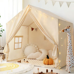 Razee handmade indoor playhouse shown for a sturdy, lasting play space.