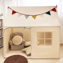 Razee Kids Tent tea party scene invites friends to role-play.