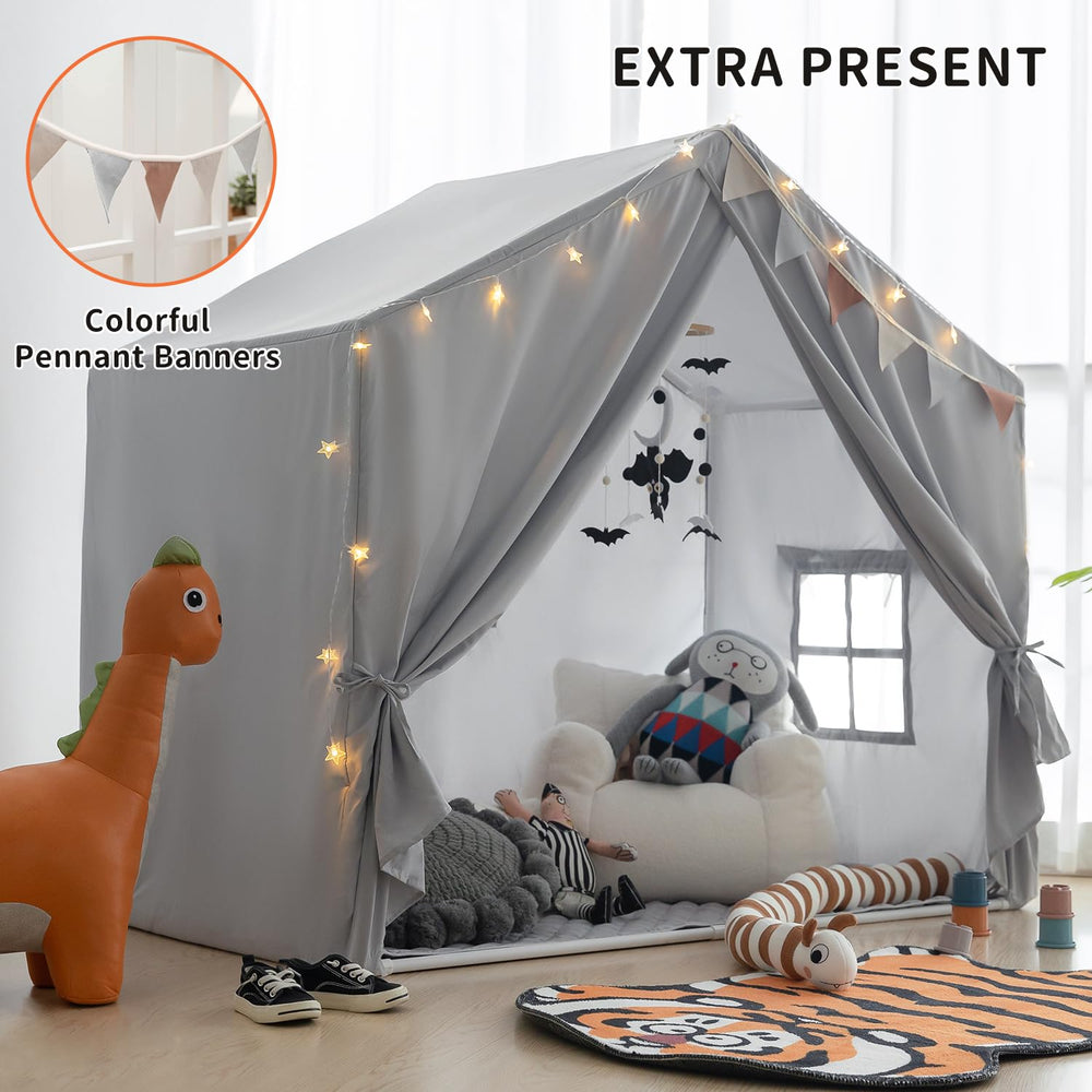 Razee playhouse gray assembly guide demonstrates quick setup