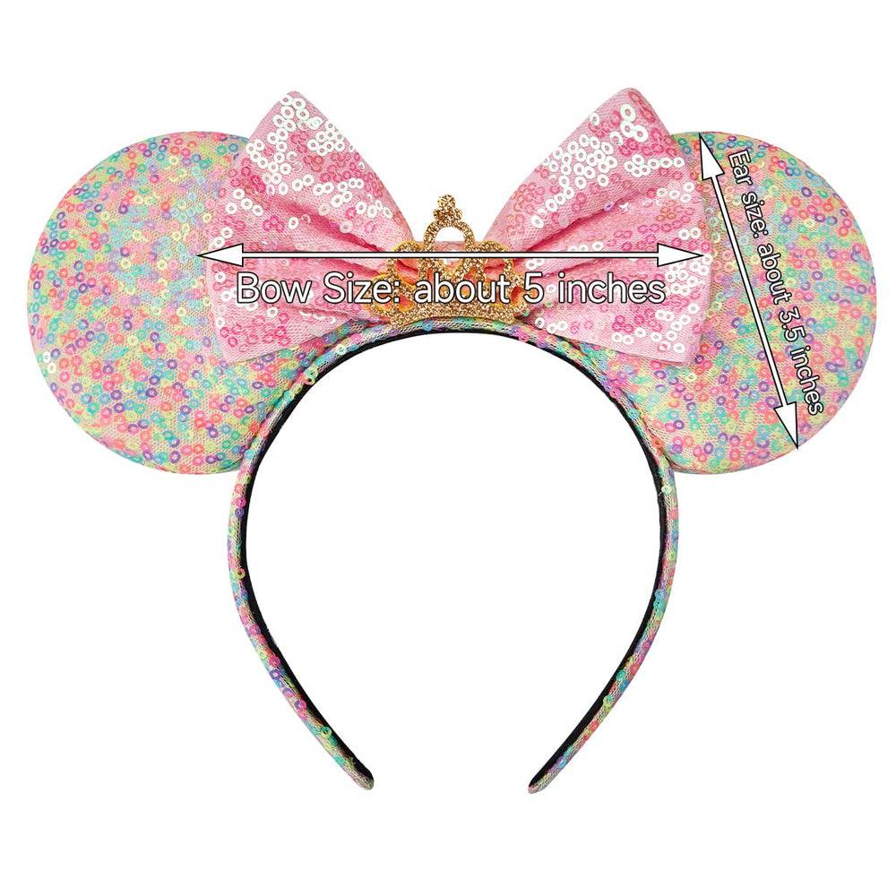 RAZKO 3.5-inch mouse ears provide bold statement without heaviness.