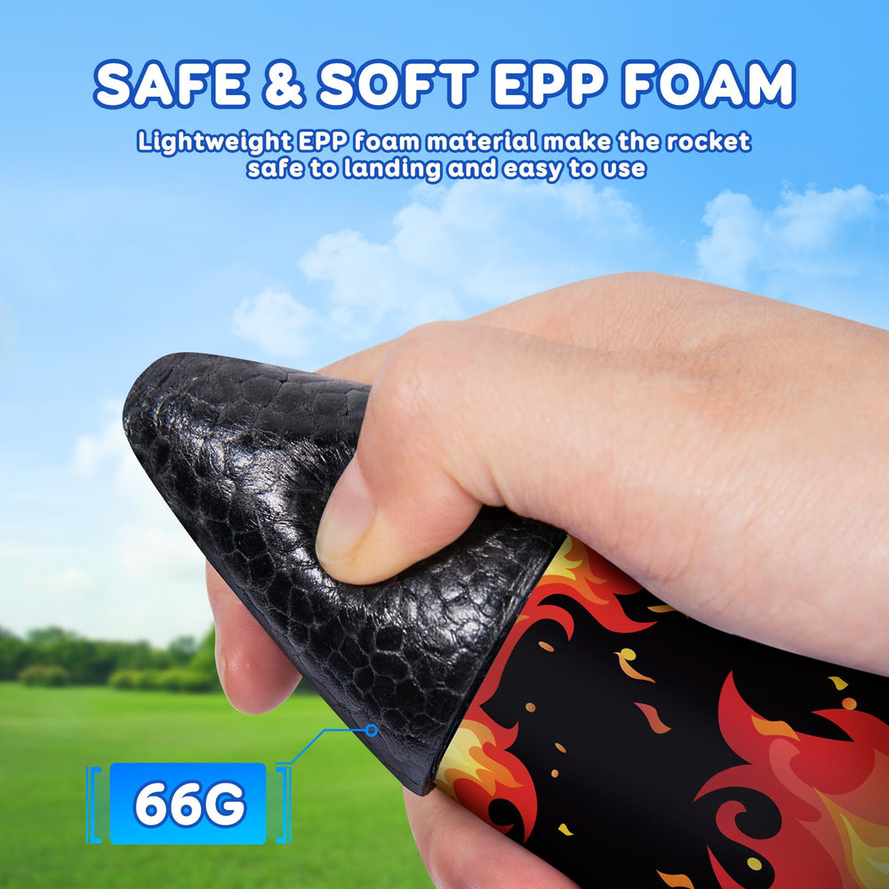Rceico EEP foam shell for lightweight, durable flights.