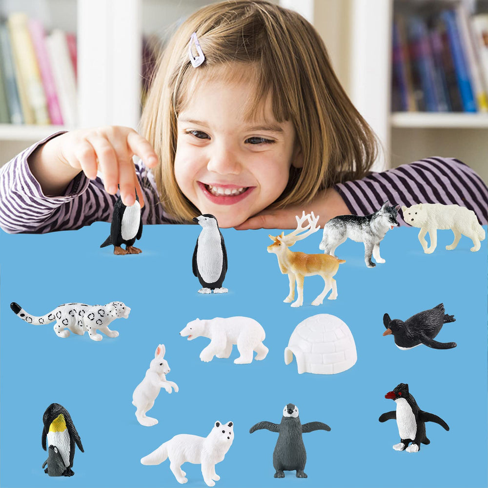 RCOMG Penguins Figures for winter scenes and party decor