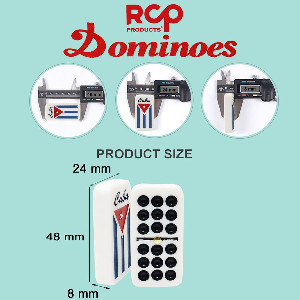 RCP PRODUCTS Dominos Set close-up of tiles for precise handling