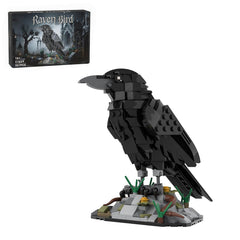 RCTRORCARY Raven Bird Building Set front view showing intricate mechanical design for display
