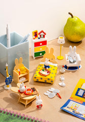 Re-Ment Miffy lounge chair mini creates elegant seating vibes in a compact space.
