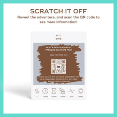 Reach International Outfitters Delaware Water Gap exploration card encourages scenic hikes