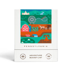 Reach International Outfitters PA Adventure Scratch-Off Card collection for planning memorable trips
