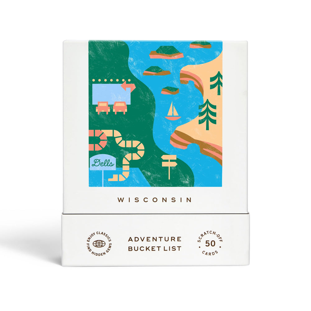 Reach International Outfitters wisconsin adventure scratch-off cards inspire spontaneous travel ideas