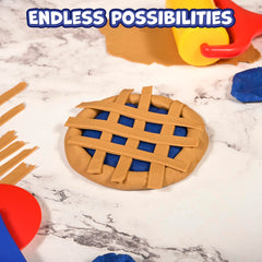 READY 2 LEARN set of 6 dough tools for versatile early art exploration