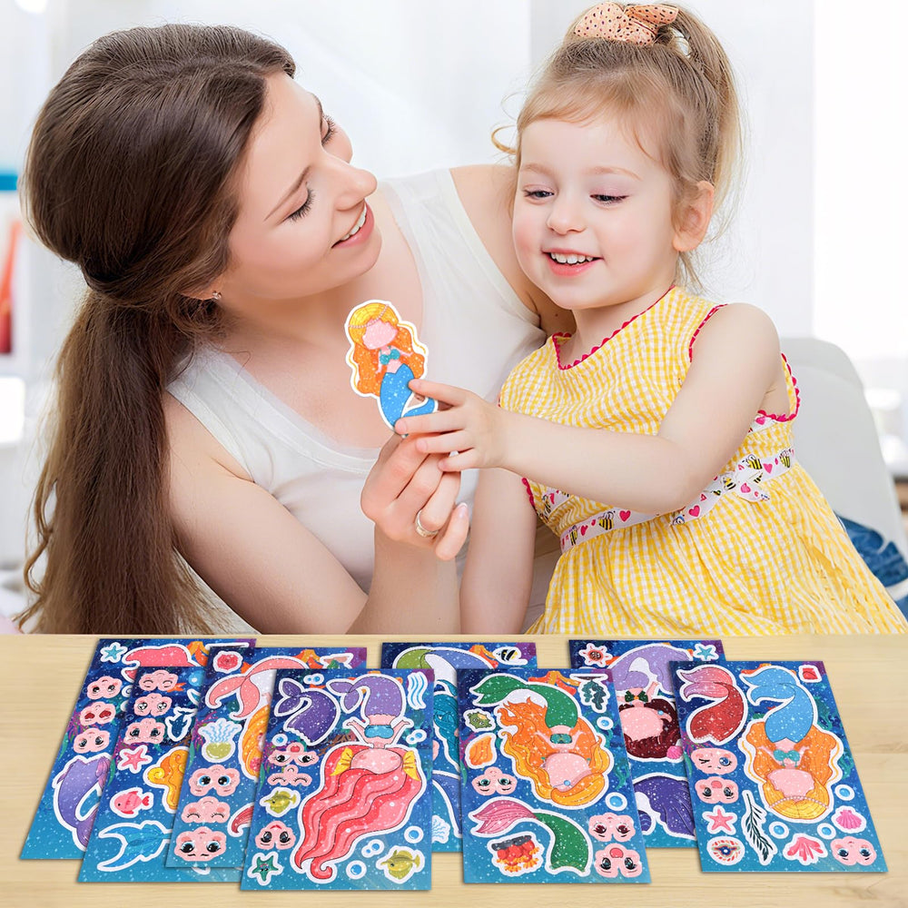 Reaeon mermaid stickers gift ideas for parties and classroom activities