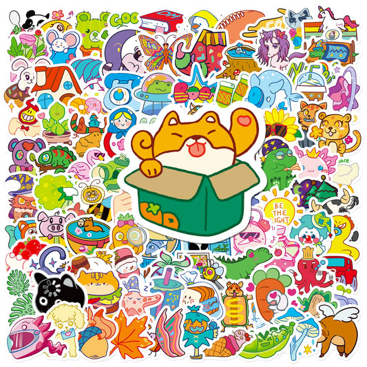 Reaeon water bottle stickers showcase vibrant designs for personalizing bottles and travel gear