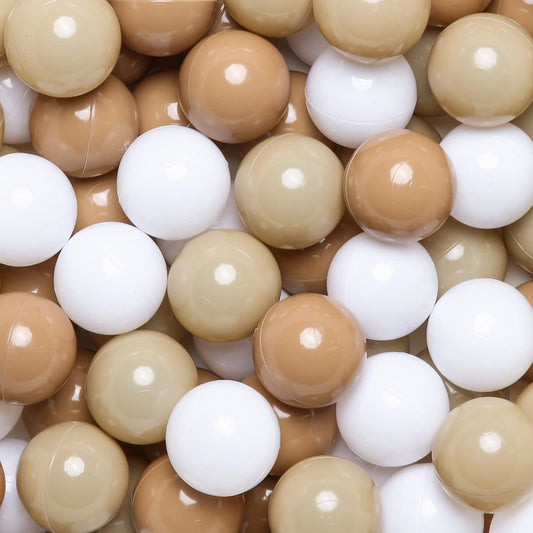 Realhaha ball pit balls 2.16 inches provide safe baby-friendly play in a pit.