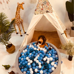 Realhaha ball pit balls with crush-proof sealing stay resilient through squeezes.