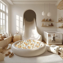 Realhaha ball pit balls demonstrating crush-proof sealing and resilient shape