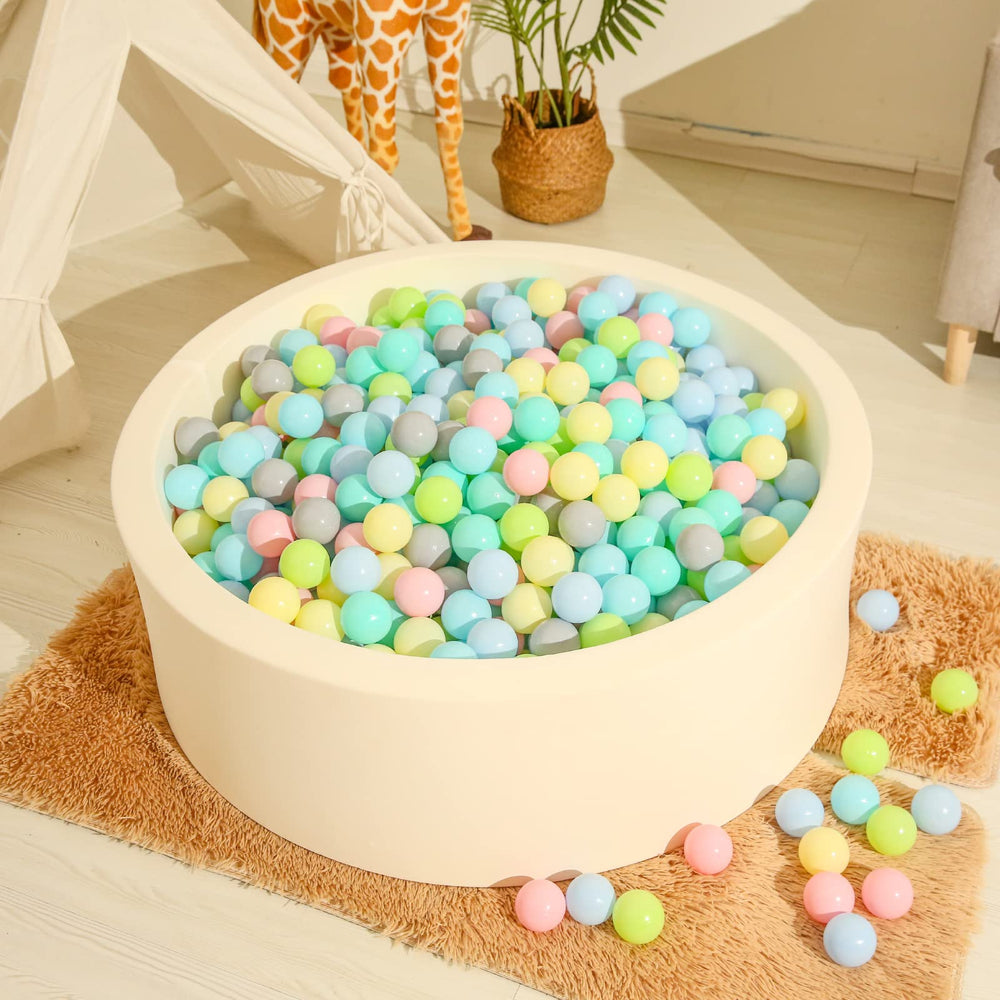 Realhaha durable-seal balls keep their shape after squeezes.